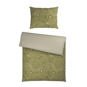 Esposa OBOUSTRANNÉ POVLEČENÍ, satén, olivově zelená, 140/200 cm obraz