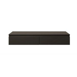 Selsey ZÁVĚSNÝ psací / toaletní stolek Bemmi, černý, 120 cm obraz