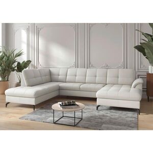 Sit & More SEDACÍ SOUPRAVA, textil, kůže, bílá obraz