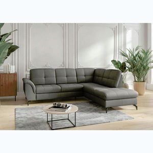 Sit & More ROHOVÁ SEDAČKA, textil, kůže, mokka obraz