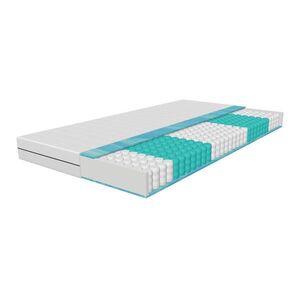 Schlaftroll MATRACE 140x190 cm s taškovými pružinami – 7 zón – H2 – výška 21 cm – ergonomická a prodyšná obraz