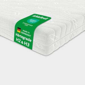 Schlaftroll MATRACE ZE STUDENÉ PĚNY 140x200 22 cm – 7 zón – H2/H3 – ortopedická – Lyocell potah – prodyšná obraz