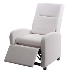 MCW RELAXAČNÍ KŘESLO Bílé obraz
