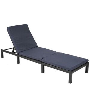MCW POLY-RATTAN LEHÁTKO BASIC antracitová, šedá obraz