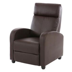 MCW RELAXAČNÍ KŘESLO Hnědé obraz