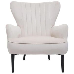 MCW LOUNGE KŘESLO Krémově bílé obraz
