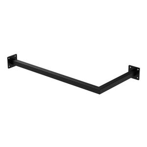 ML-DESIGN ROHOVÁ VĚŠÁKOVÁ TYČ T30 cm x Š60 cm černá z oceli ve tvaru U obraz