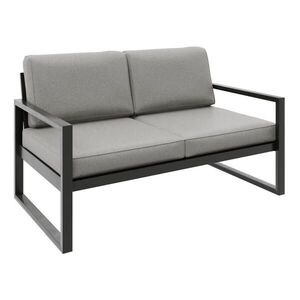 Beautysofa RELAXAČNÍ pohovka Stella 2místná s kovovým rámem, 146 cm, béžová obraz