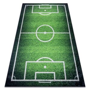 rugsX BAMBINO 58690 mycí kobereček Hřiště, fotbal pro děti protiskluz - zelený 140/200 cm obraz