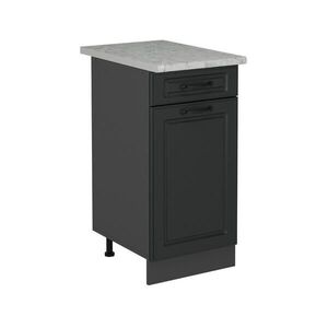 Vicco SPODNÍ SKŘÍŇKA KUCHYŇSKÉ LINKY R-Line Antracitový venkovský dům 40 cm PD Mramor obraz