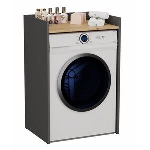 RAUMHIRSCH FURNITURE SKŘÍŇ NA PRAČKU antracit, dub 64/97, 5/50 obraz