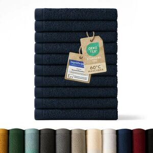 Blumtal RUČNÍK PRO HOSTY sada 10 ks, 10x ručník pro hosty 30/30 cm, tmavě modrá obraz