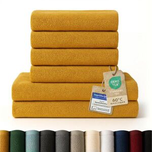 Blumtal OSUŠKA 6dílná sada, 2x osuška 70/140 + 4x ručník 50/100 cm, žlutá obraz