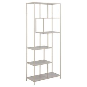 MID.YOU REGÁL, šedá, ocel, 77/185/35 cm obraz