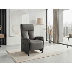 Sit & More RELAXAČNÍ KŘESLO, kůže, antracitová obraz