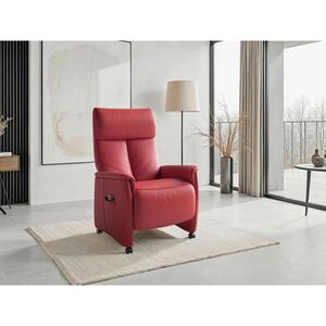 Sit & More RELAXAČNÍ KŘESLO, kůže, červená obraz