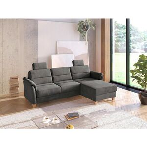 Sit & More ROHOVÁ SEDAČKA, textil, černá obraz