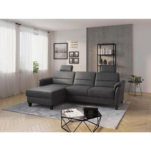 Sit & More ROHOVÁ SEDAČKA, textil, antracitová obraz