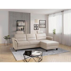 Sit & More ROHOVÁ SEDAČKA, textil, béžová obraz