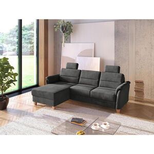 Sit & More ROHOVÁ SEDAČKA, textil, černá obraz