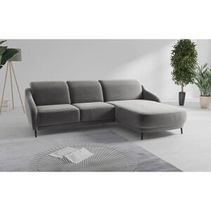 Sit & More ROHOVÁ SEDAČKA, textil, šedá obraz