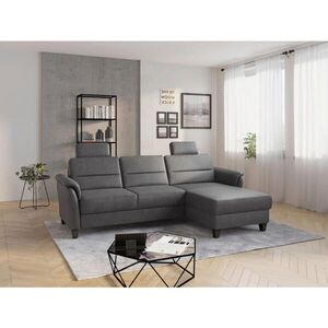 Sit & More ROHOVÁ SEDAČKA, textil, antracitová obraz