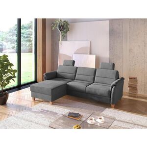 Sit & More ROHOVÁ SEDAČKA, textil, šedá obraz