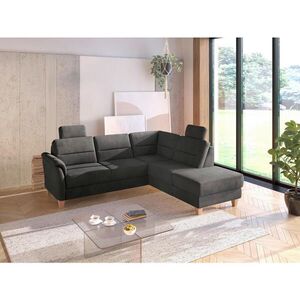 Sit & More ROHOVÁ SEDAČKA, textil, černá obraz