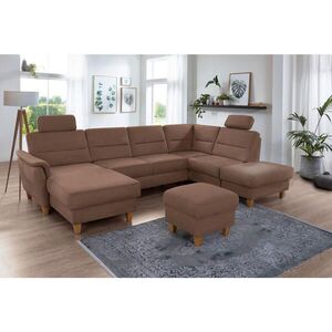 Sit & More SEDACÍ SOUPRAVA, textil, hnědá obraz
