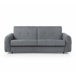 Beautysofa ROZKLÁDACÍ POHOVKA Pireus s italským mechanismem, 140×200, tmavě šedá obraz