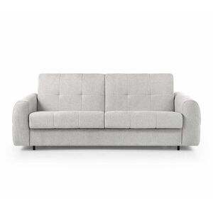 Beautysofa ROZKLÁDACÍ POHOVKA Pireus s italským mechanismem, 160×200, světle šedá obraz