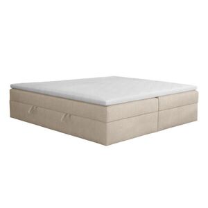 Fedve BOXSPRINGOVÁ POSTEL Huush 200x200 cm, Ecru obraz