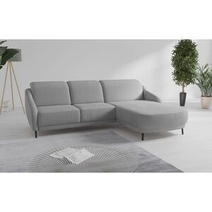 Sit & More ROHOVÁ SEDAČKA, textil, šedá obraz