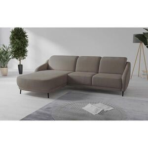 Sit & More ROHOVÁ SEDAČKA, textil, barvy lískového ořechu obraz