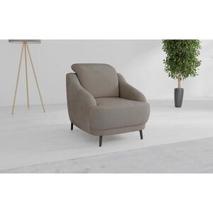 Sit & More KŘESLO, textil, barvy lískového ořechu obraz