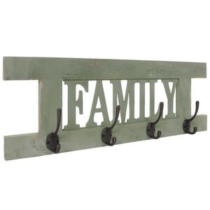 MCW NÁSTĚNNÁ SKŘÍŇ FAMILY SHABBY-LOOK Zelená obraz
