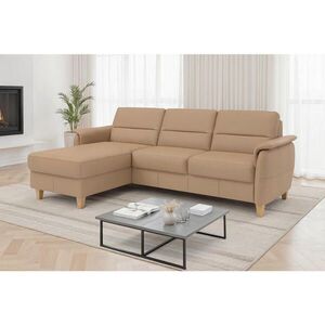 Sit & More ROHOVÁ SEDAČKA, kůže, textil, cappuccino obraz
