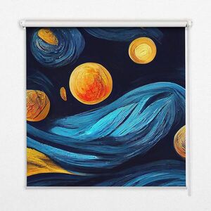 TULUP VNITŘNÍ roleta - okenní roleta - roleta - 150x140 cm - Planety obraz