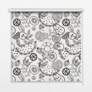 TULUP VNITŘNÍ roleta - okenní roleta - roleta - 150x140 cm - Kreslené ovoce obraz