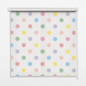 TULUP VNITŘNÍ roleta - okenní roleta - roleta - 150 x180 cm - Barevné tečky obraz