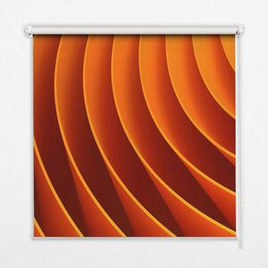 TULUP VNITŘNÍ roleta - okenní roleta - roleta - 120x140 cm - Oranžová abstrakce obraz