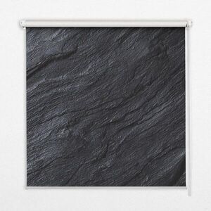 TULUP VNITŘNÍ roleta - okenní roleta - roleta - 130x140 cm - Černá textura obraz