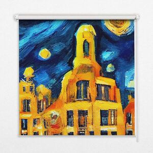 TULUP VNITŘNÍ roleta - okenní roleta - roleta - 80x180 cm - Malované město obraz