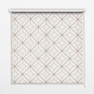 TULUP VNITŘNÍ roleta - okenní roleta - roleta - 150x140 cm - Hnědý vzor obraz