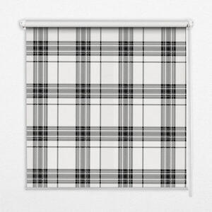 TULUP VNITŘNÍ roleta - okenní roleta - roleta - 130x140 cm - Šedý tartan obraz