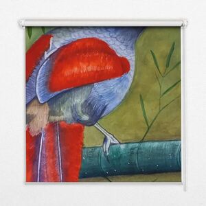 TULUP VNITŘNÍ roleta - okenní roleta - roleta - 120x140 cm - Pták na větvi obraz