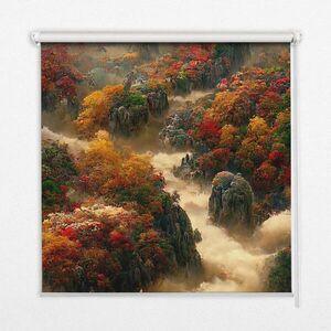 TULUP VNITŘNÍ roleta - okenní roleta - roleta - 150x140 cm - Mountain View obraz