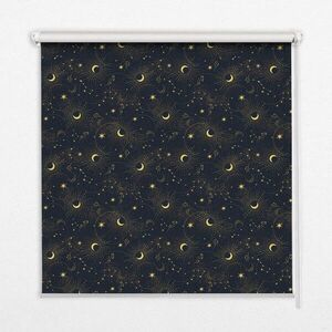 TULUP VNITŘNÍ roleta - okenní roleta - roleta - 150x140 cm - Měsíc a hvězdy obraz