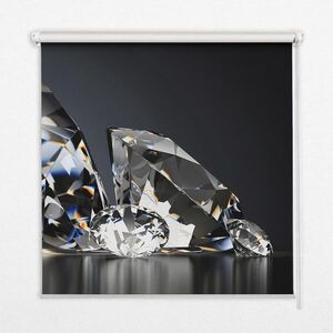 TULUP VNITŘNÍ roleta - okenní roleta - roleta - 90x180 cm - Diamanty obraz
