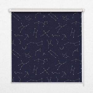 TULUP VNITŘNÍ roleta - okenní roleta - roleta - 140x140 cm - Souhvězdí hvězd obraz